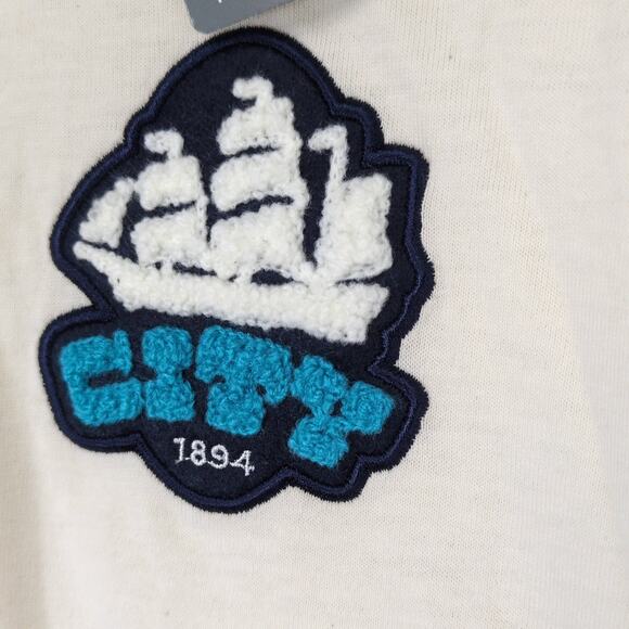 NWT Puma Manchester City Football Club Men's XL T-Shirt, Beige Patch Logo Soccer - Picture 4 of 6